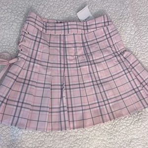 Plaid Pink Tennis Skirt Forever 21